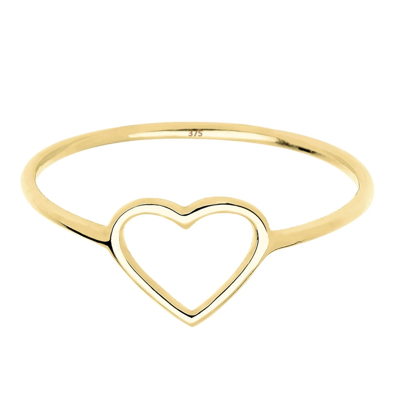 Elli Ring Ring Herz Trendsymbol Filigran 375 Gelbgold gold(Image 2)