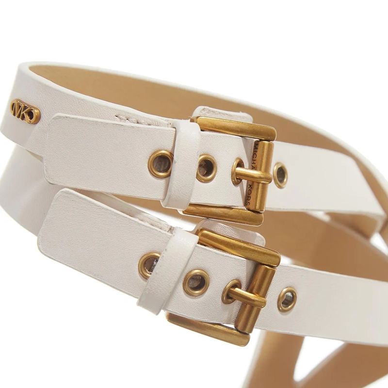 MICHAEL Michael Kors Sandaletten mit Absatz Irene Kitten Sandal Lt Cream(Image 5)