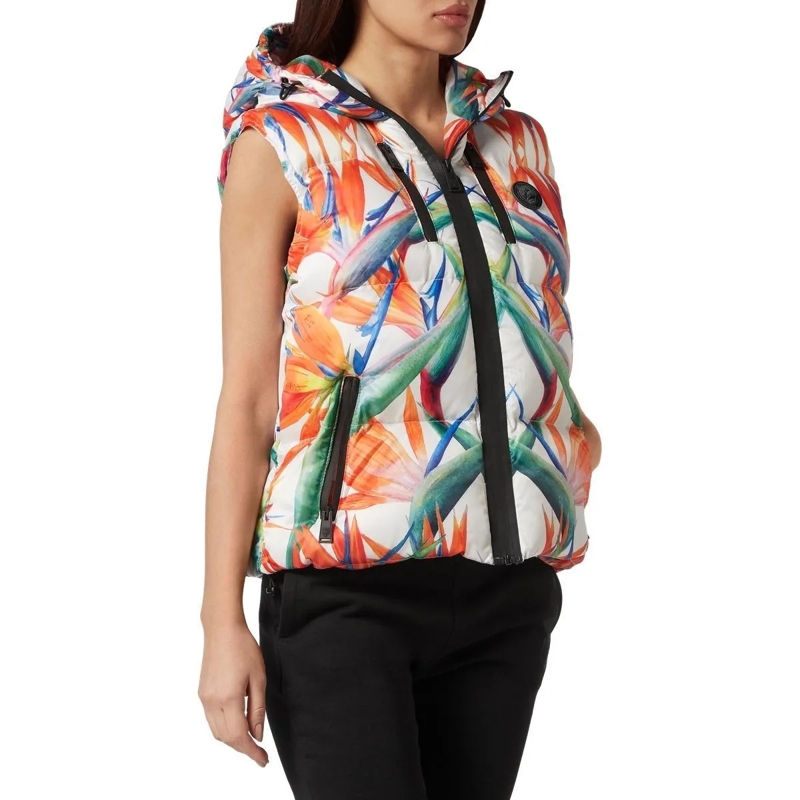 Plein Sport Weste Weste Flowers weiss(Image 2)