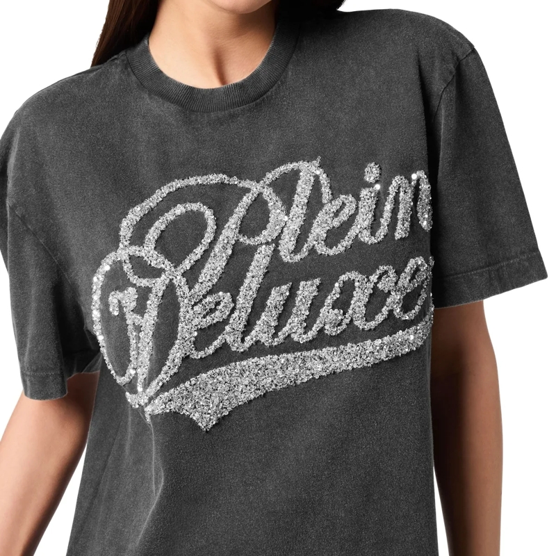 Philipp Plein T-Shirt T-Shirt Man Fit Signature schwarz(Image 5)