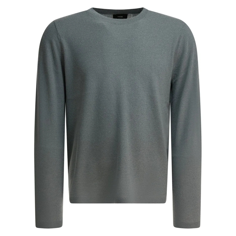 Vince Pull Cashmere And Silk Crewneck Sweater Grey