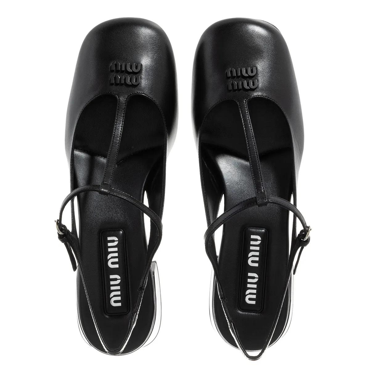 Thumbnail - Miu Miu Pumps & High Heels - Logo Pump - Gr. 38 (EU) - in Schwarz - für Damen