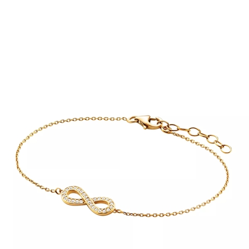 BELORO Bracelet  Infinity Zirconia  Gold-Plated Armband