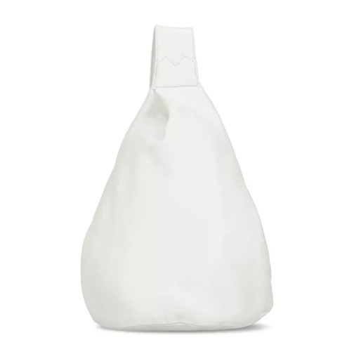 Discord X Yohji Yamamoto Leather Shoulder Bag White Sac à bandoulière