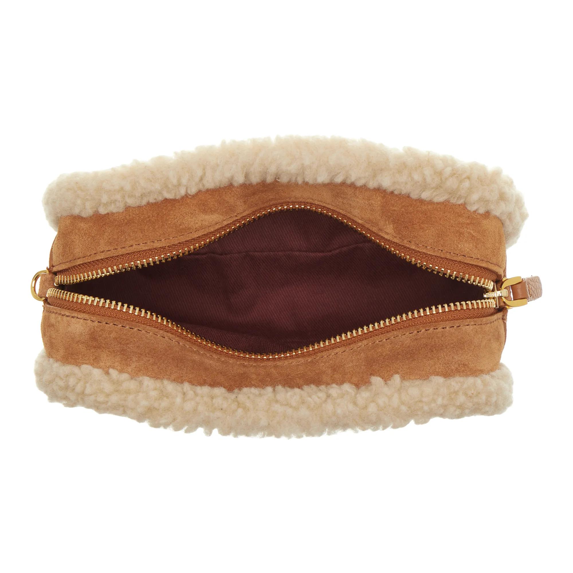 Coccinelle Crossbody bags Tebe Eco Shearling in cognac