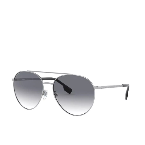 Burberry Women Sunglasses Classic Reloaded 0BE3115 Silver Sonnenbrille