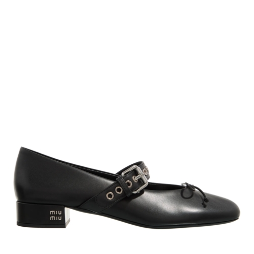 Miu Miu Ballerina Heeled Ballerinas Black