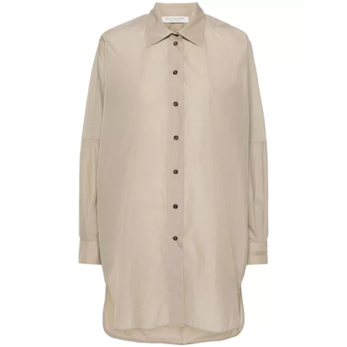 Philosophy Di Lorenzo Serafini Sage Green Poplin Shirt Green 