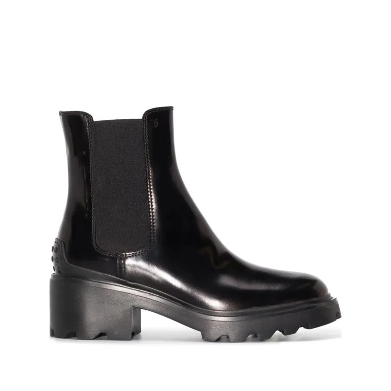 Tod's Bottes Lug-Sole Chelsea Boots Black