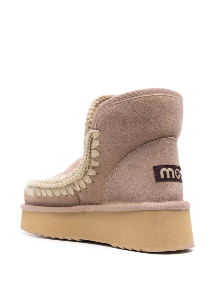 Thumbnail - Mou Stiefel - Mini Eskimo Platform Boot - Gr. 38 (EU) - in Braun - für Damen