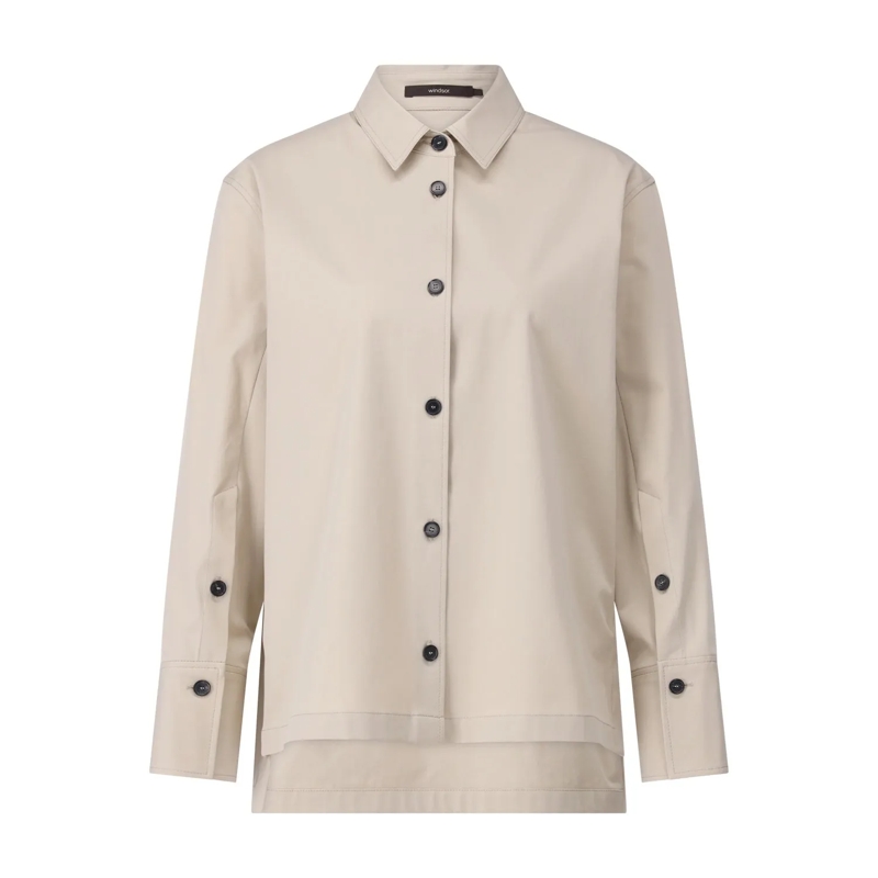 windsor.  Lockere Hemdbluse Beige