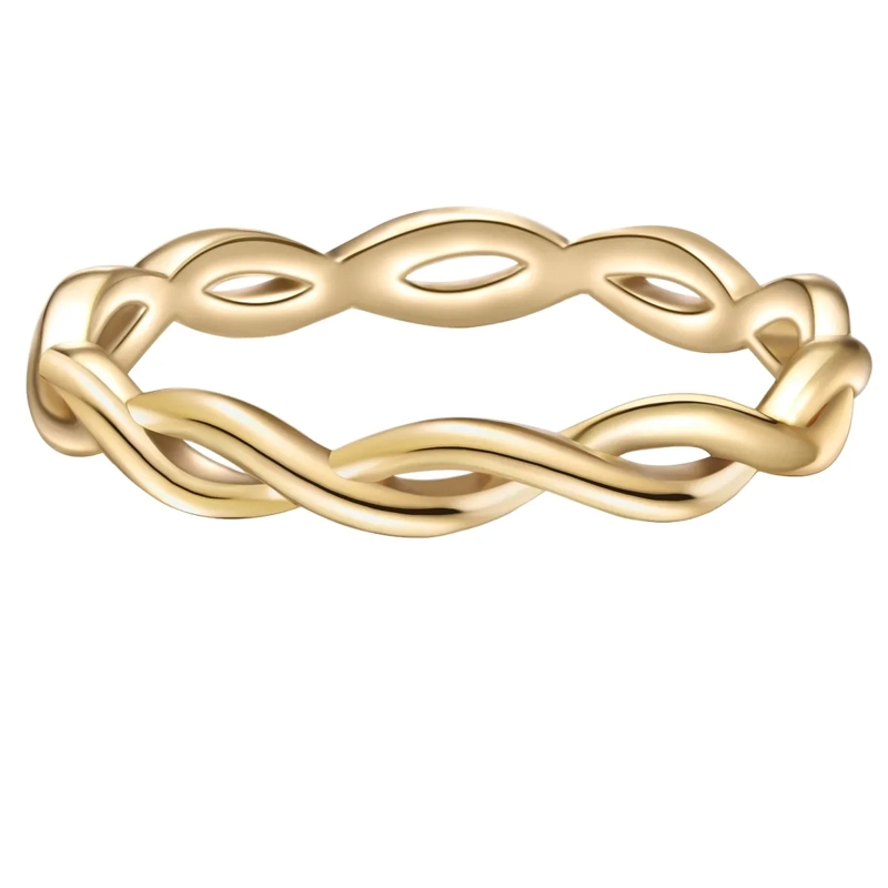 Glanzstücke München Ring Sterling Silber Ring gold