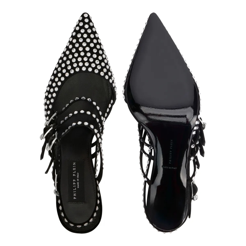 Philipp Plein Pumps Zeigen Sie Ihre modische Seite mit diesen Sling-Ba schwarz(Image 4)