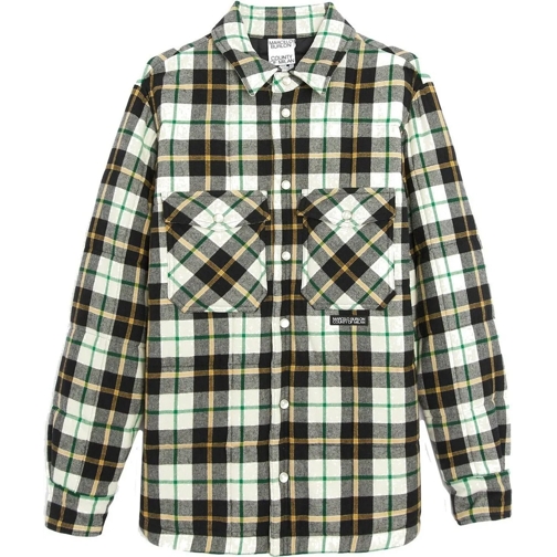 Marcelo Burlon Legere Oberteile Marcelo Burlon County Of Milan Tartan Padded Shirt schwarz