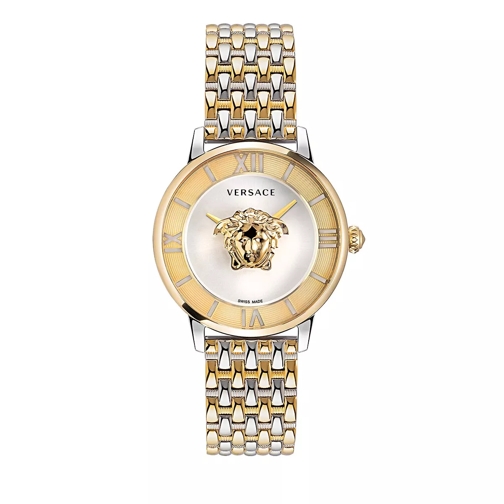 Versace La Medusa SS & Yellow Gold Tone Quartz Watch