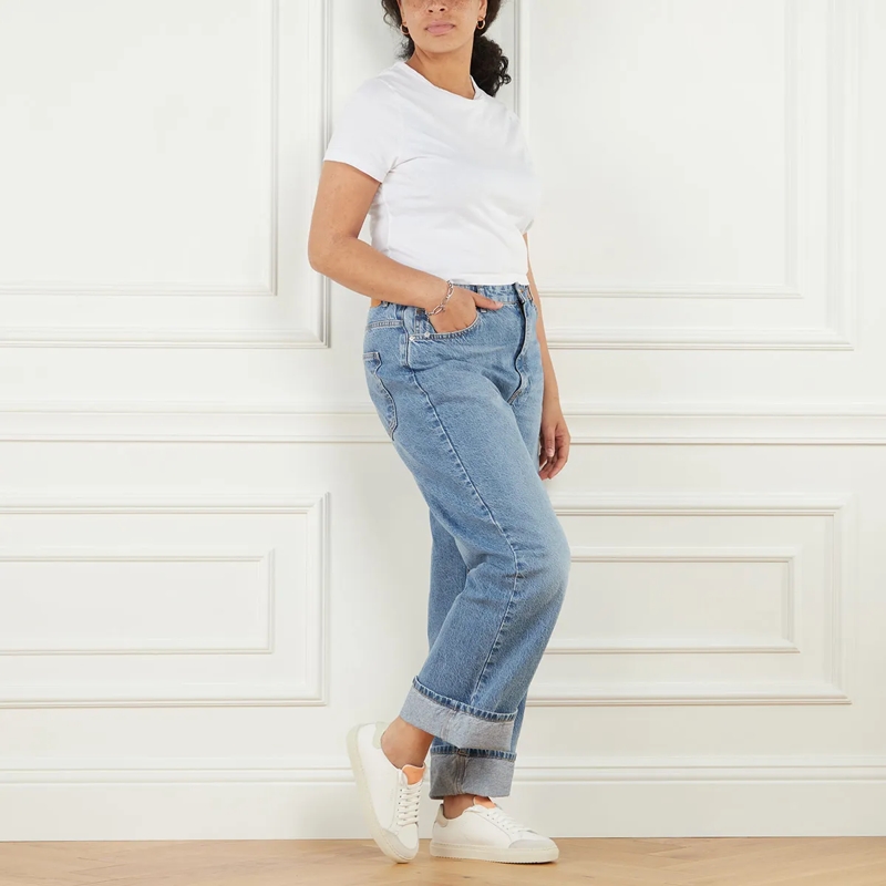 Axel Arigato Low-Top-Sneaker Clean 90 Triple Sneaker White/Orange(Image 3)