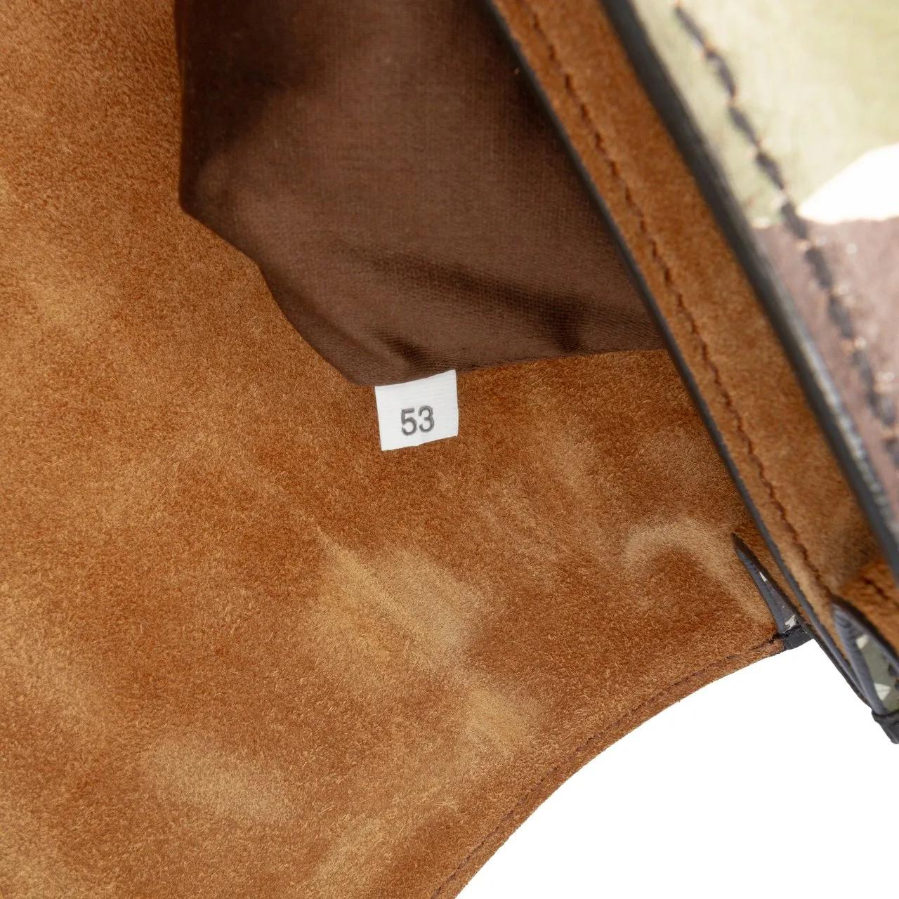 Thumbnail - Miu Miu Hobo Bags - Leather Camouflage Satchel - Gr. unisize - in Grün - für Damen