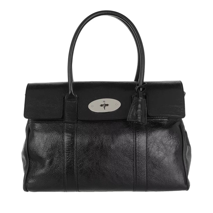 Mulberry Bayswater High Shine Calf Black Fourre tout