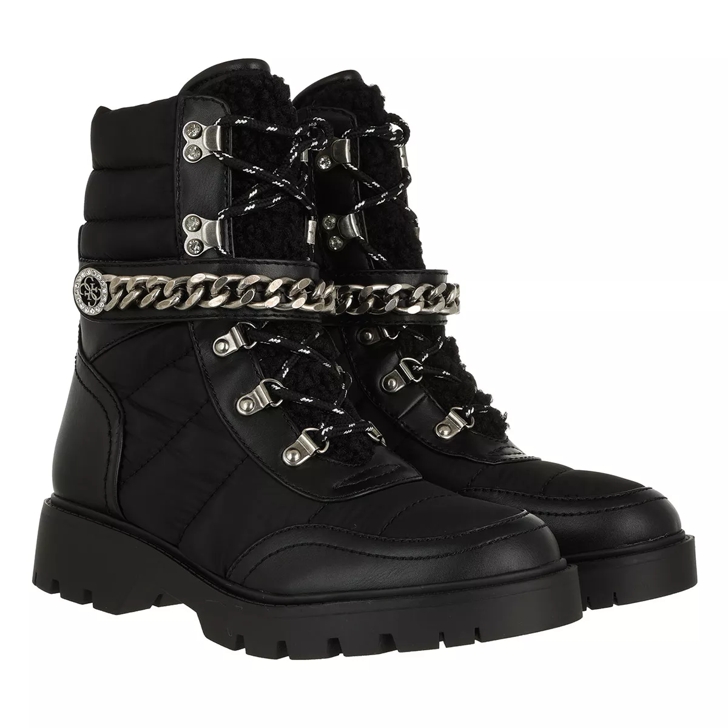 Guess Rasida Black Laarzen met vetersluiting