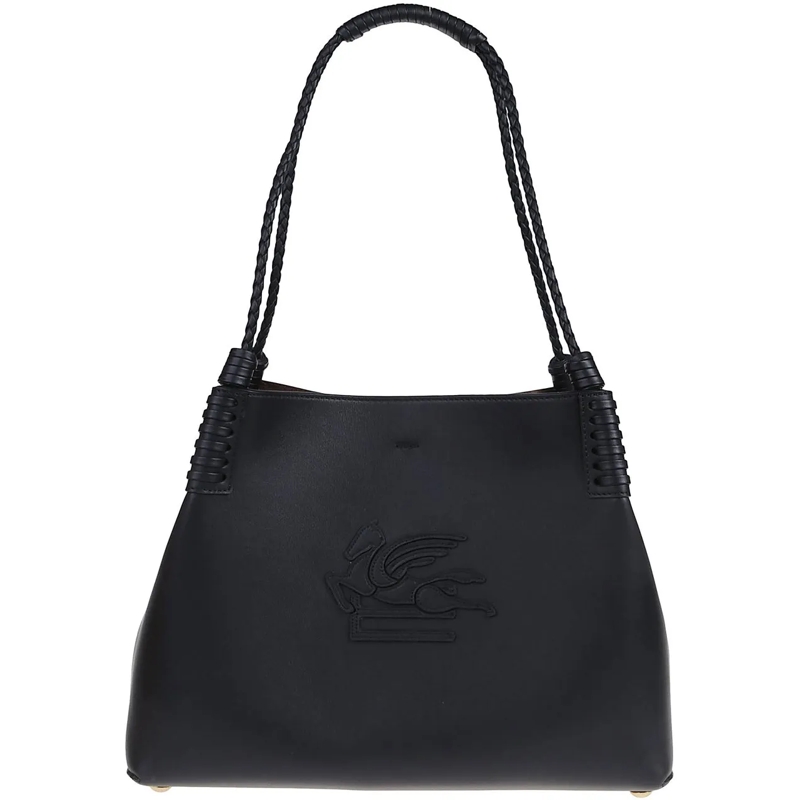 Etro Fourre-tout Small Libra Shopping Bag Black schwarz