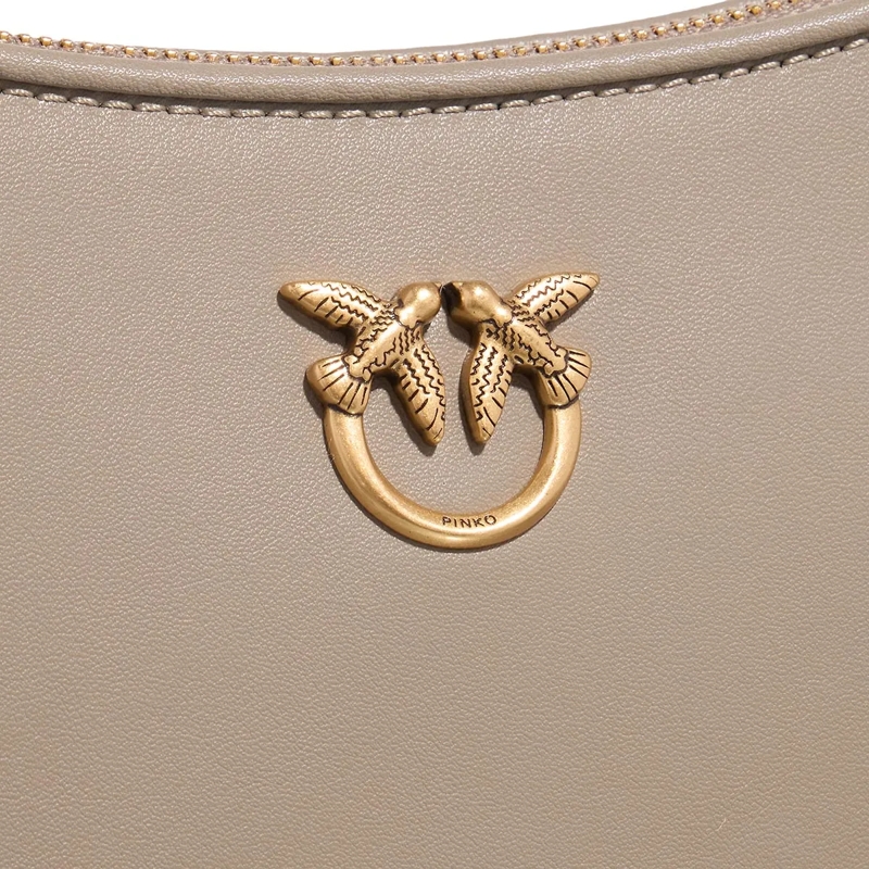 Pinko Schultertasche Half Moon Mini Fl Noce-Antique Gold(Image 7)