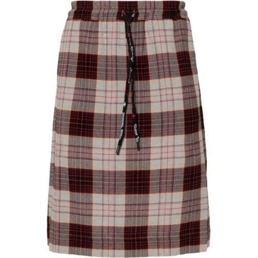 Vivienne Westwood Jupes midi Kilt Red Check rot