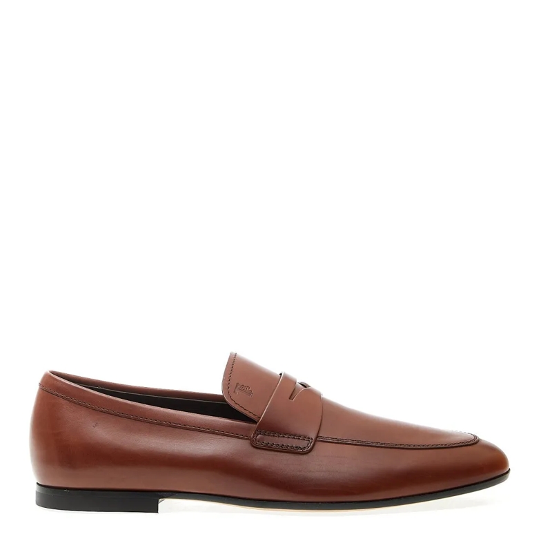 Tod's Loafer Brown Leather Moccasin Brown