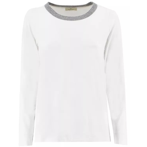 Panicale White Lapis Sweater White 