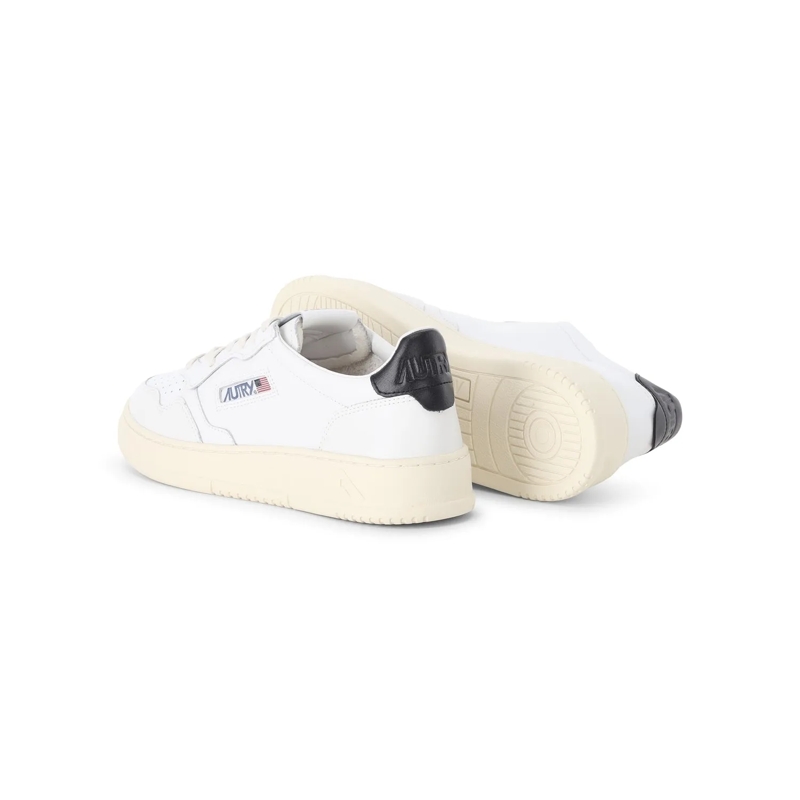 Autry International Schnürschuhe Sneaker Medalist aus Leder 22 wht/black(Image 4)