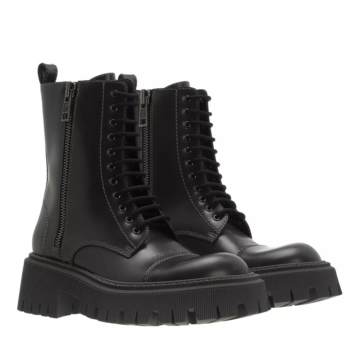 Balenciaga hot sale leather boots