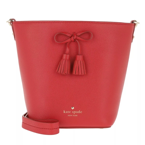 Kate Spade New York Hayes Street Vanessa Bucket Bag Royal Red Borsa a secchiello