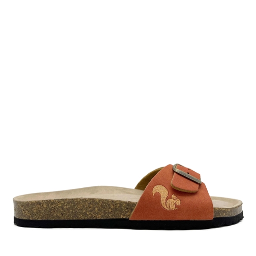 thies Sandaal thies 1856 ® Eco Bio Strap Sandal vegan rust (W/X) mehrfarbig