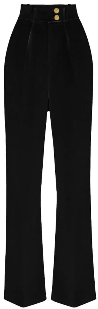 Thumbnail - Elisabetta Franchi - Trousers Black - Größe 46 - schwarz