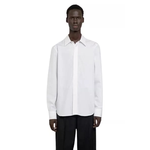 Alexander McQueen Folded Placket Shirt White 