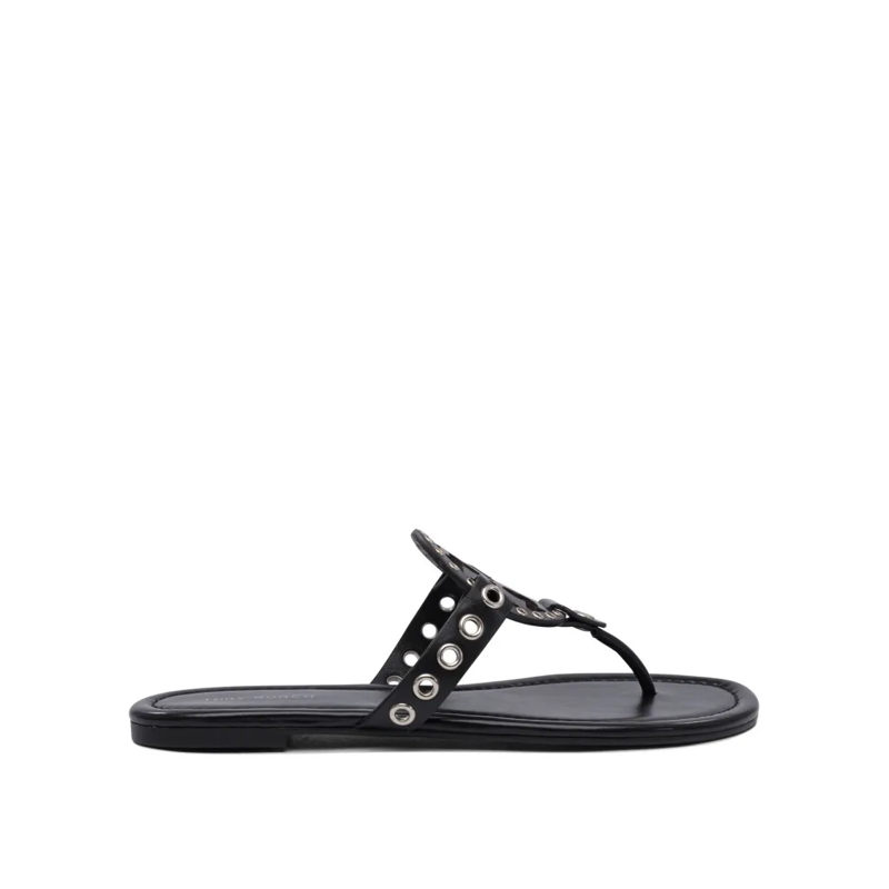 Tory Burch Sandalen Bovine Leather Sandals With Decorative Cutouts Black