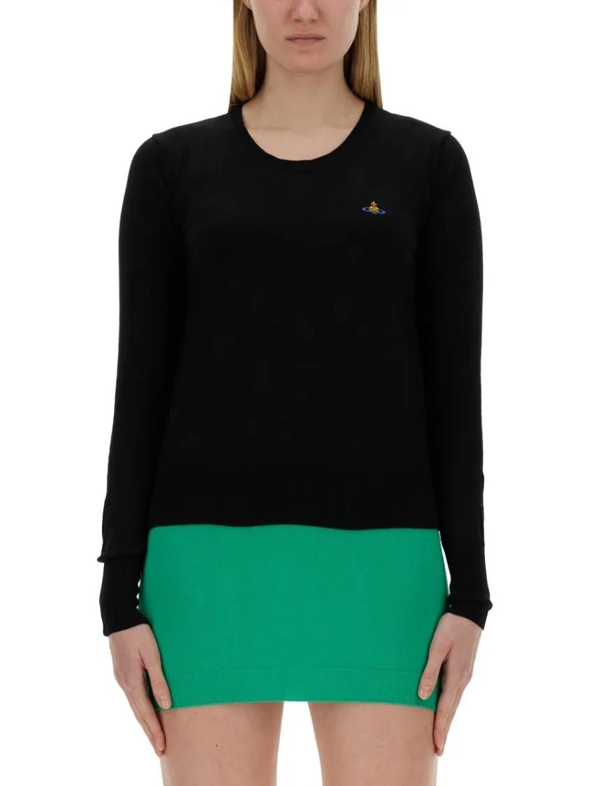 Thumbnail - Vivienne Westwood - Bea Shirt - Größe XS - schwarz