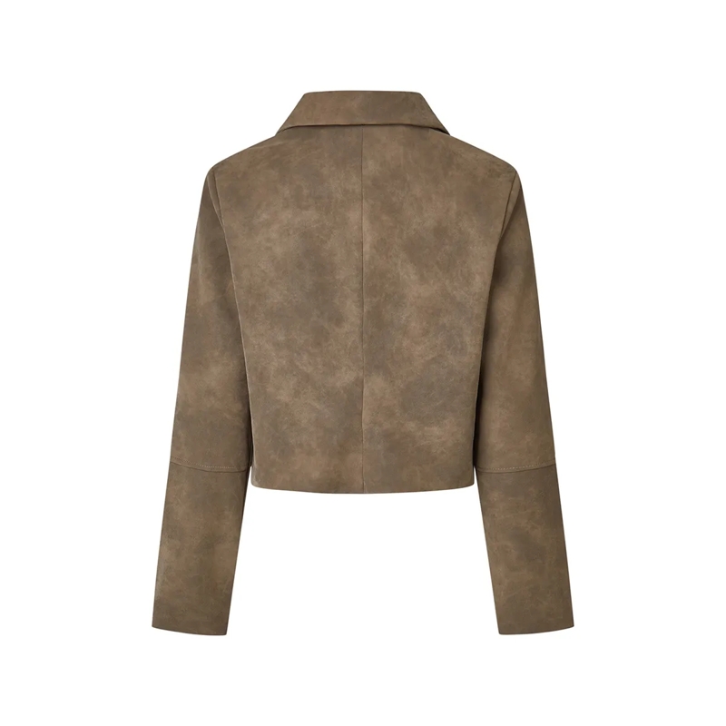 Marc Aurel Hemdjacke Jacke- aufgesteppte Tasche mit Patten- cropped beige(Image 5)