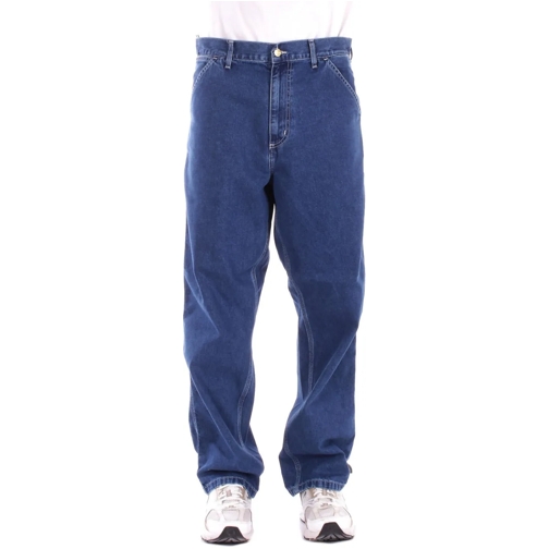 CARHARTT Jeans à jambe droite Jeans Blu Stonewashed blau