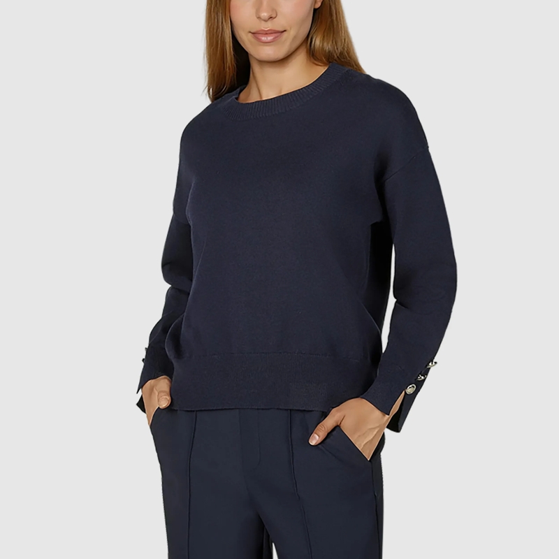 Marc Aurel Pullover Pullover dunkel-blau(Image 3)