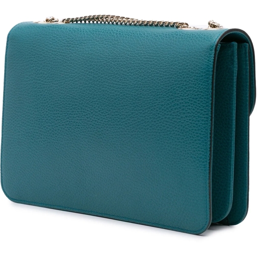 Gucci Sac à bandoulière 2016-2024 Medium Dollar Calfskin Interlocking G Cr blau (Image 2)
