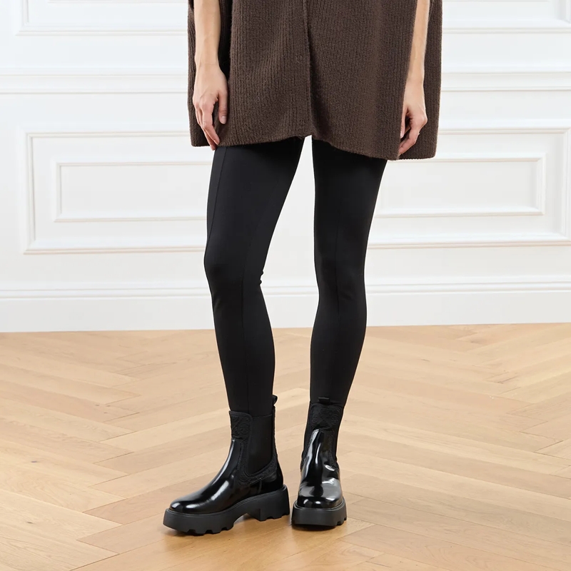 Tory Burch Chelsea-laarzen T Monogram Lug Chelsea Boot 65Mm Perfect Black(Image 2)