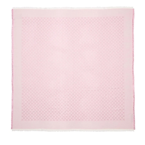 Gucci Leichter Schal Jacquard Silk Schal Pink