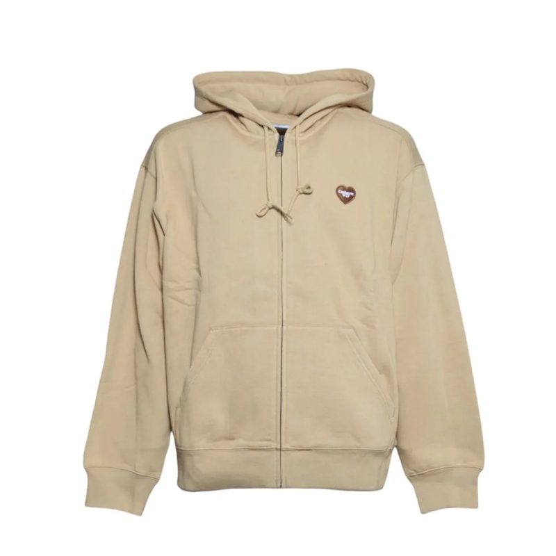Carhartt Wip  Hooded Heart Ii Hartt Sweat Jacket Neutrals
