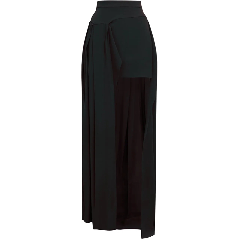 Vivienne Westwood Jupe midi Long Nedda Skirt Black schwarz