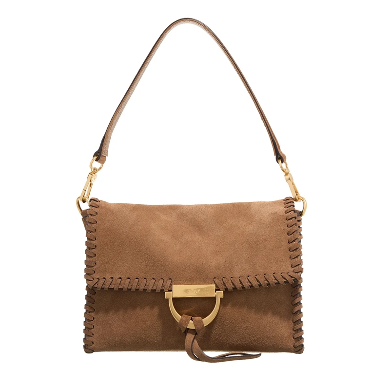 Abro Schultertasche Schultertasche Temi Stitch/ Camel  Camel
