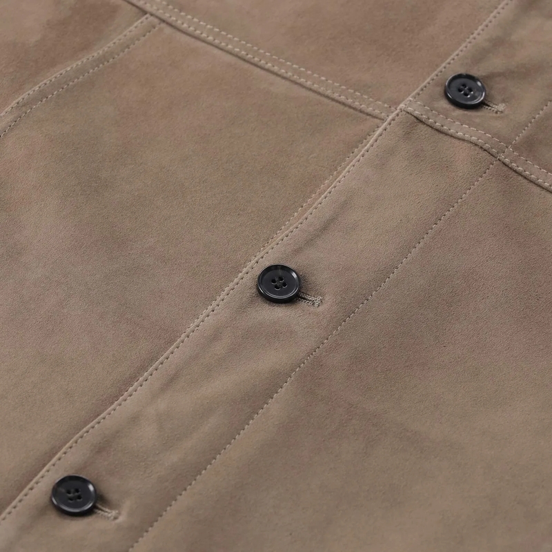 Arma Veste de transition Jacke Jaden aus Veloursleder grau(Image 3)
