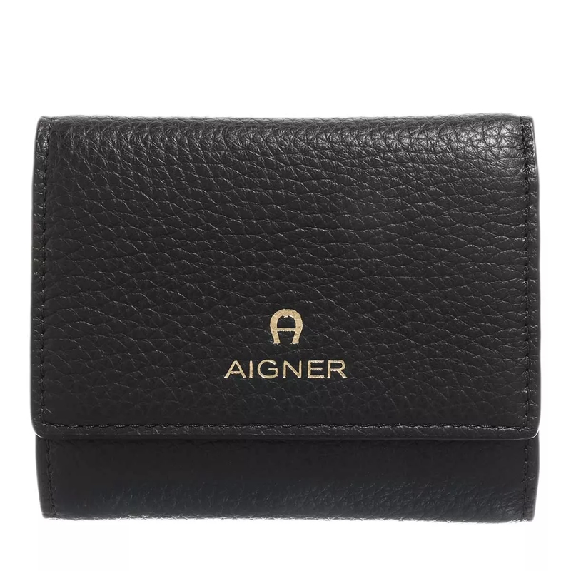 AIGNER Tri-Fold-Portemonnaie Ivy Black