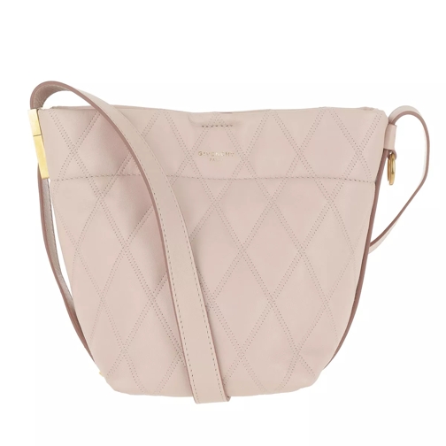 Givenchy Mini GV Bucket Bag Quilted Leather Pale Pink Borsetta a tracolla