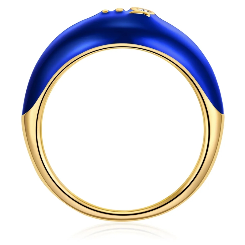 Glanzstücke München Ring Sterling Silber Ring Zirkonia Sternzeichen Jungfra gold(Image 4)