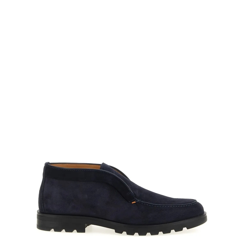 Santoni Stiefel 'Rock' Ankle Boots Blue